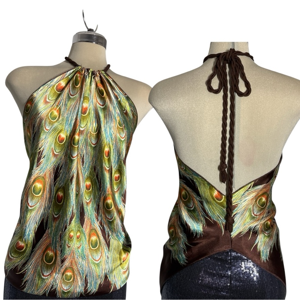 YIPPEE Multicolor Halter Top Size S